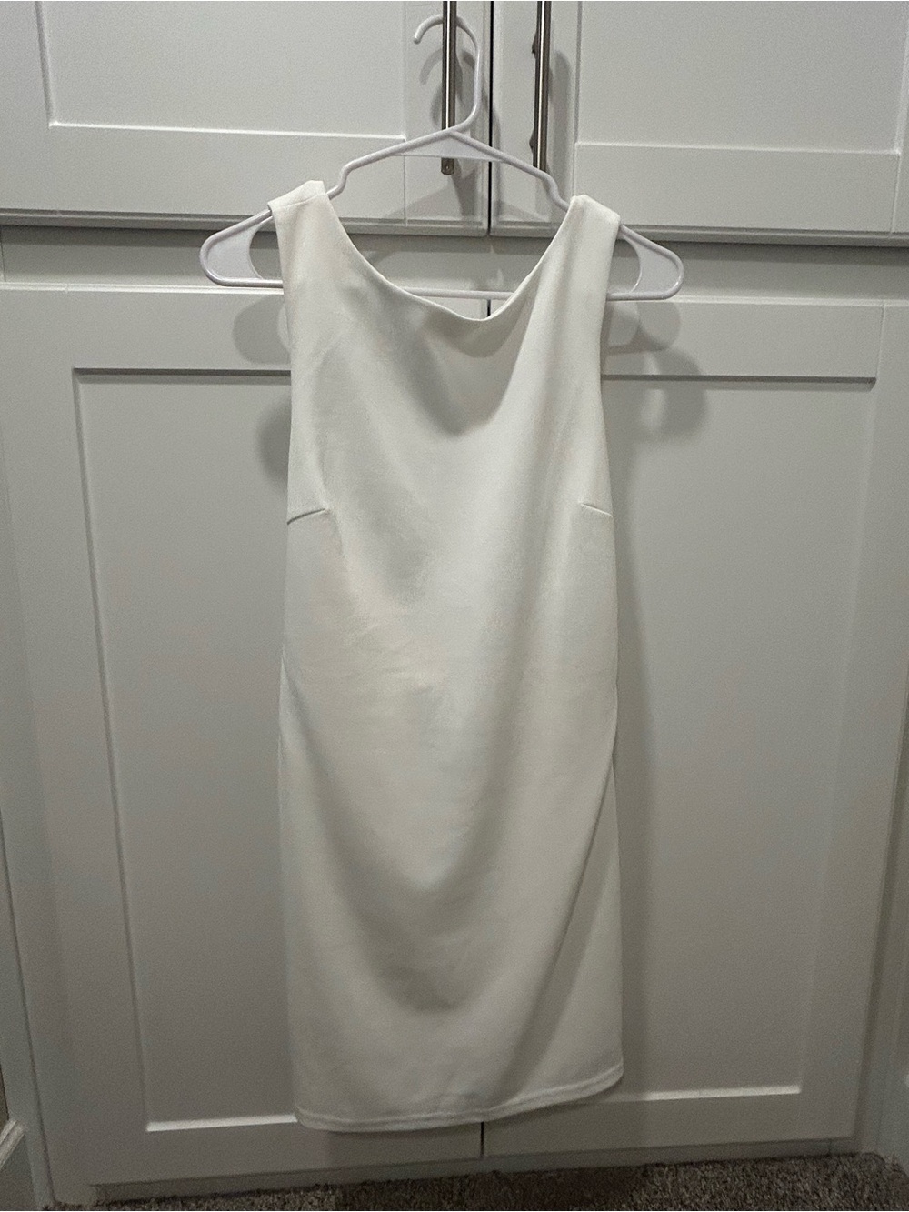 Lulus Devoted Lover White Backless Knotted Bodycon Mini Dress